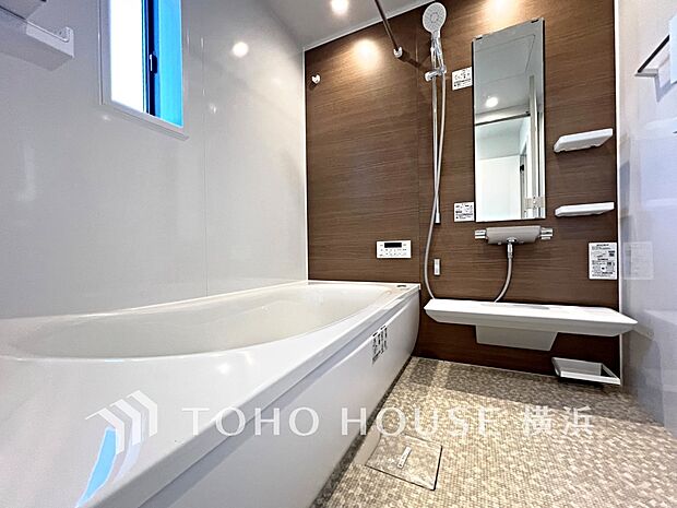 快適な使い心地とゆとりある空間が1日の疲れを解きほぐすバスルーム。