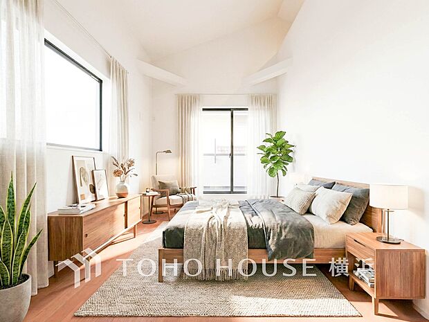 時を忘れて過ごす場所として過ごせるお部屋。（家具・装飾品はAI加工です）