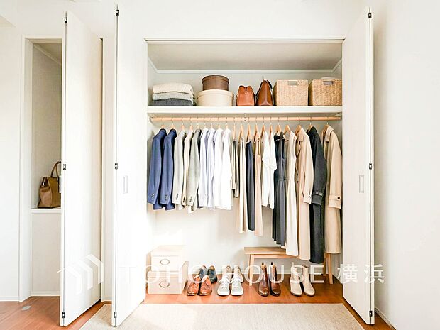 快適な生活を実現するための収納スペースです。(装飾品はAI加工です)