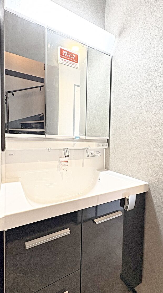 一日の始まりと終わりを心地よく演出してくれる、多彩な機能が備えられたパウダールーム。