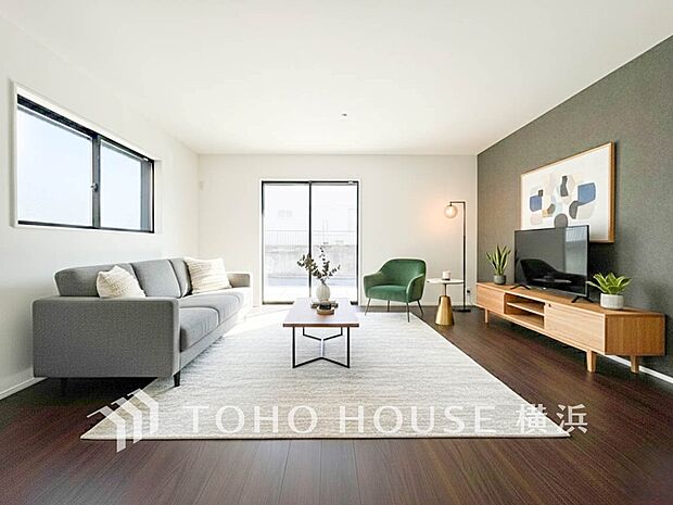 寛ぎとコミュニケーションを育む居心地のよい場所。（家具・装飾品はAI加工です）