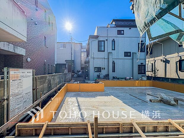 家族の夢を育む住まいが、この地に誕生します。（2026年1月撮影）