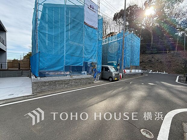 家族の夢を育む住まいが、この地に誕生します。（2026年1月撮影）