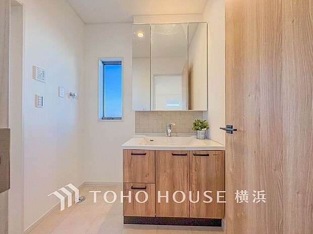 一日の始まりと終わりを心地よく演出してくれる、多彩な機能が備えられたパウダールーム。