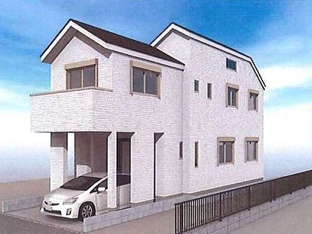 訪れる人の記憶に残るスタイリッシュな邸宅。（パースはイメージのため実際と色柄が異なる場合があります）