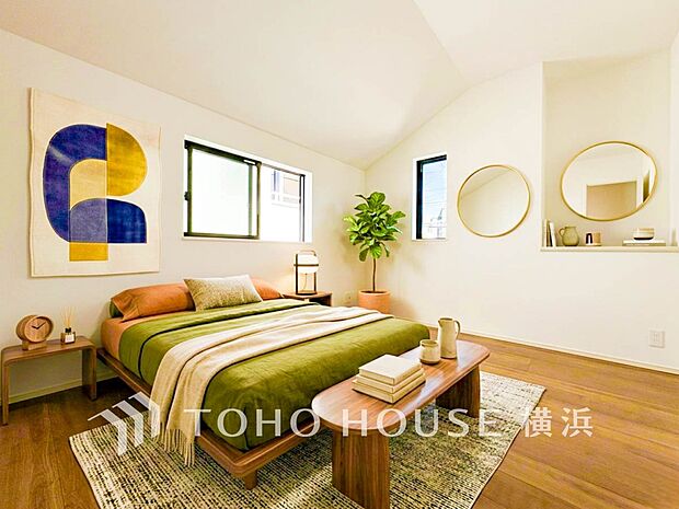 プライベートな自分時間を快適に過ごせるお部屋。(家具・装飾品等はAI加工です)