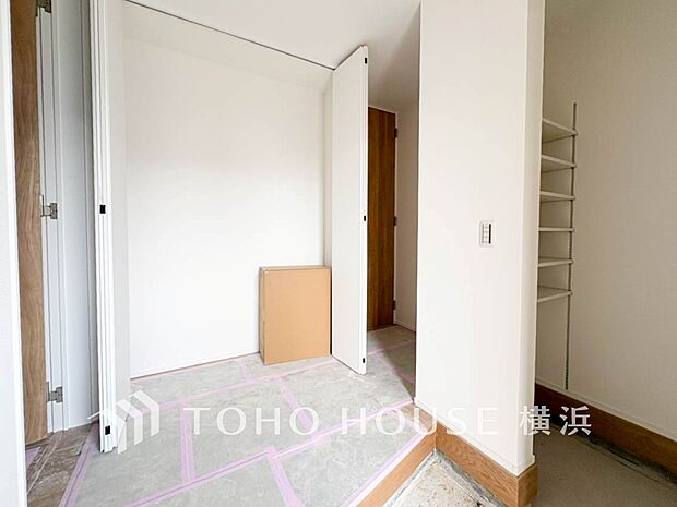 住まいの快適性を左右する収納は欲しい場所に使い勝手のよい収納を確保しています。