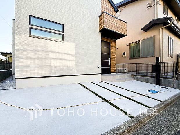 カースペース付きで豊かなカーライフも。