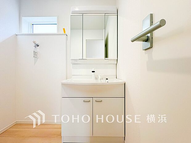 一日の始まりと終わりを心地よく演出してくれる、多彩な機能が備えられたパウダールーム。