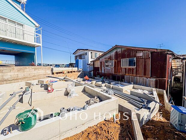 建物の基礎や構造といった、目には見えにくい部分にもこだわります。(2026年1月撮影)