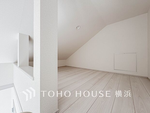 あると便利なロフト付き。趣味部屋など、お客様好みの空間に作り上げてください。