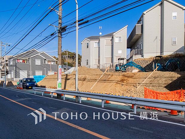 整備された造成地で、新しい暮らしが始まります。