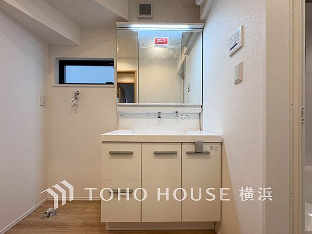 一日の始まりと終わりを心地よく演出してくれる、多彩な機能が備えられたパウダールーム。