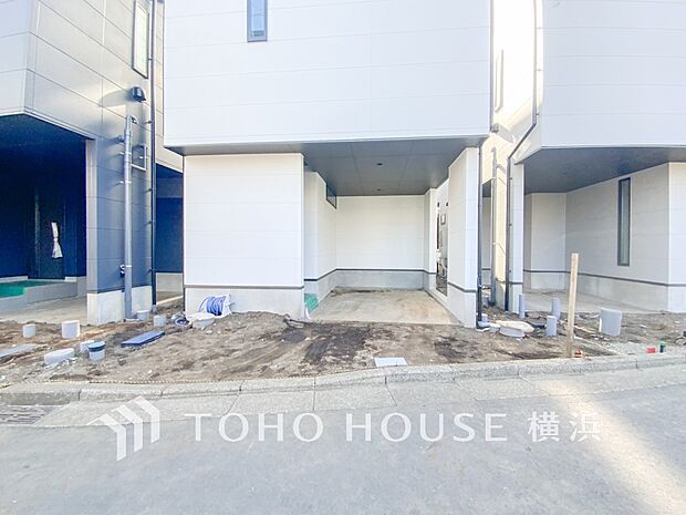 雨や紫外線から大切な愛車を守る、ビルトインガレージはセキュリティ面も安心です。