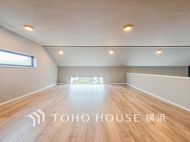 あると便利なロフト付き。趣味部屋など、お客様好みの空間に作り上げてください。
