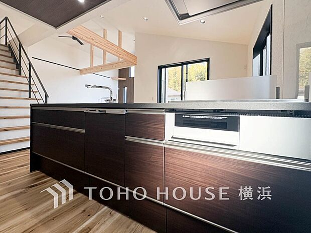 リビングとの一体感も考慮され、美しい空間が実現。