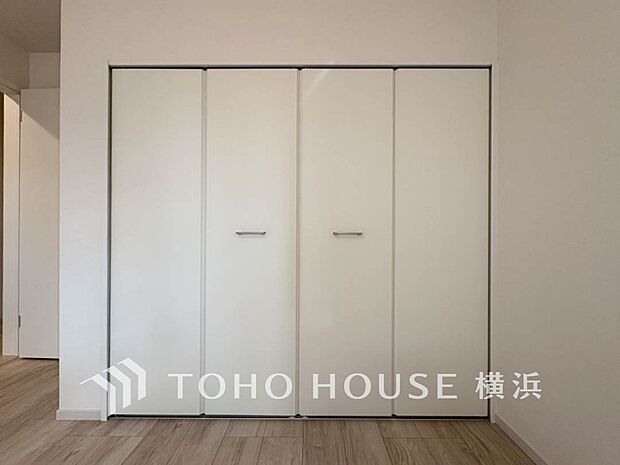 大容量の収納スペースで住空間はスッキリ広々。
