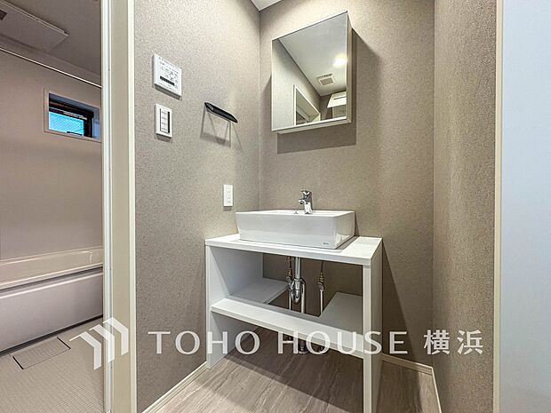 一日の始まりと終わりを心地よく演出してくれる、多彩な機能が備えられたパウダールーム。