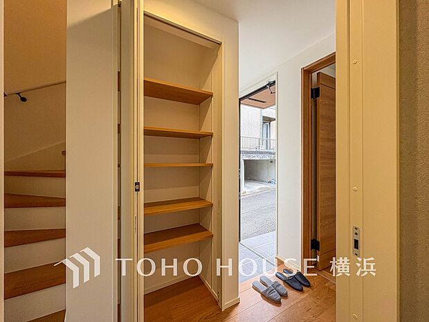 たっぷりとした収納スペース。荷物の多いご家族も安心です。