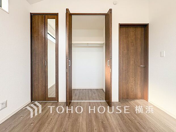 住まいの快適性を左右する収納は欲しい場所に使い勝手のよい収納を確保しています。