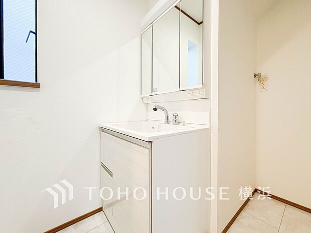 ご家族の1日が始まり、1日の終わりを締めくくる洗面空間。