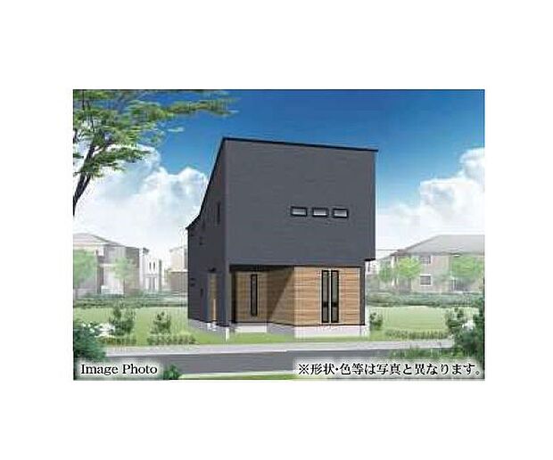 訪れる人の記憶に残るスタイリッシュな邸宅。(パースはイメージのため実際と色柄が異なる場合があります)