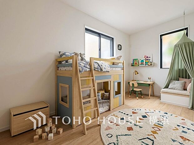 穏やかな寛ぎを届けるお部屋。※生成AIによるイメージです。家具・小物は販売価格に含まれません。