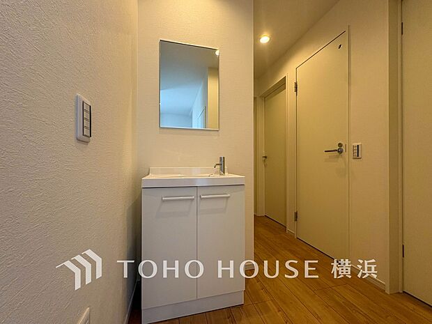 一日の始まりと終わりを心地よく演出してくれる、多彩な機能が備えられたパウダールーム。