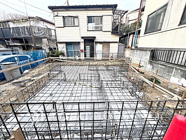 建物の基礎や構造といった、目には見えにくい部分にもこだわります。（2026年2月撮影）