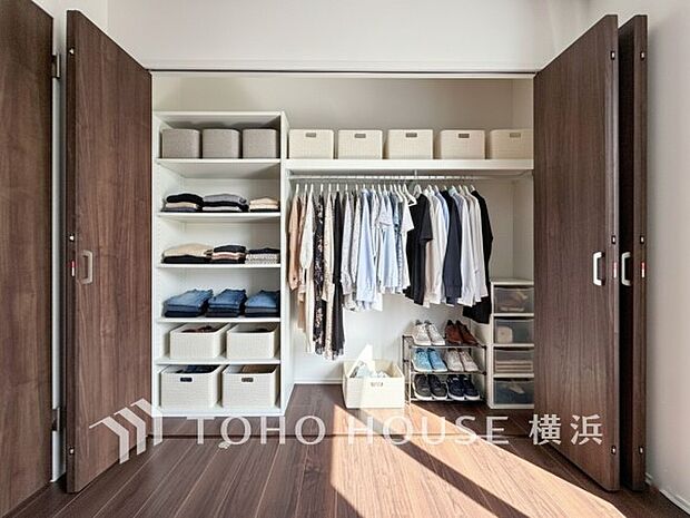 快適な生活を実現するための収納スペースです。(装飾品はAI加工です)