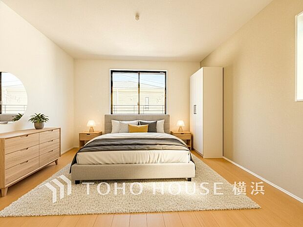 プライベートな自分時間を快適に過ごせるお部屋。(家具・装飾品等はAI加工です)
