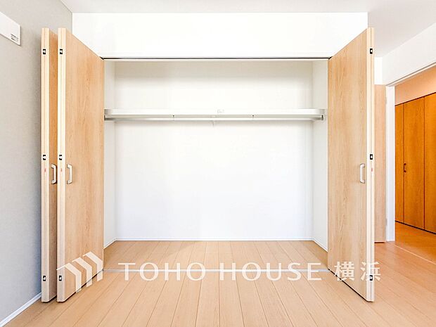 たっぷりとした収納スペース。荷物の多いご家族も安心です。