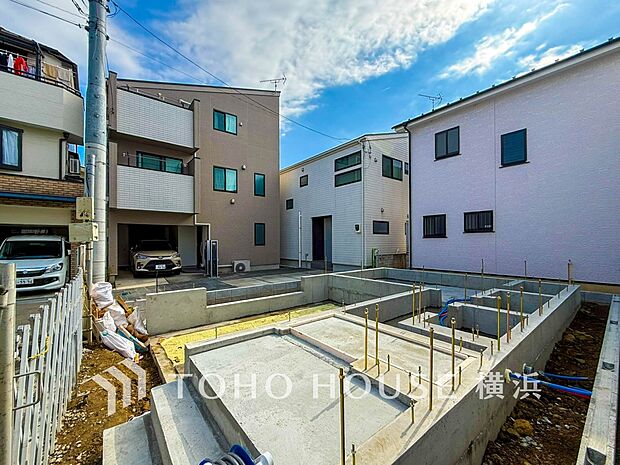 快適さや豊かさはもちろん、未来まで考えた家造りをテーマに建築されます。（2026年2月撮影）