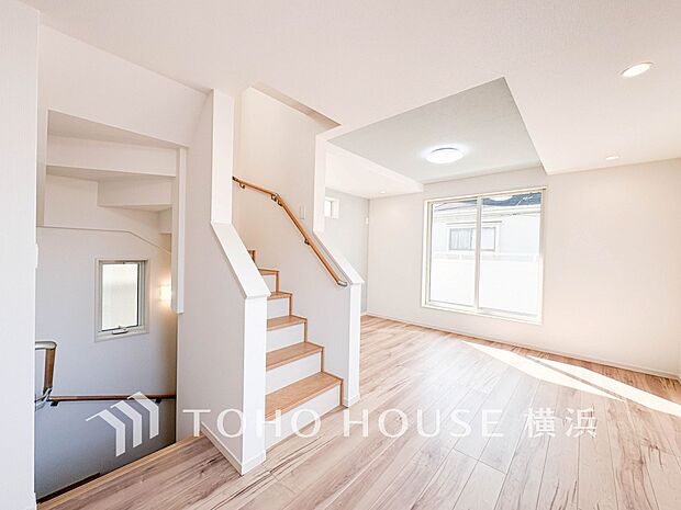 LDK階段の採用で、いつでも家族の一体感を感じられる。家族と過ごす時間を大切にする方にぴったり。