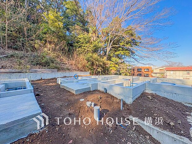 建物の基礎や構造といった、目には見えにくい部分にもこだわります。（2026年2月撮影）