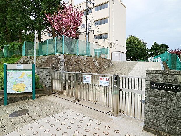横浜市立谷本小学校 230m 徒歩3分。小学校が近いのは子育てファミリーにもおすすめのポイント。