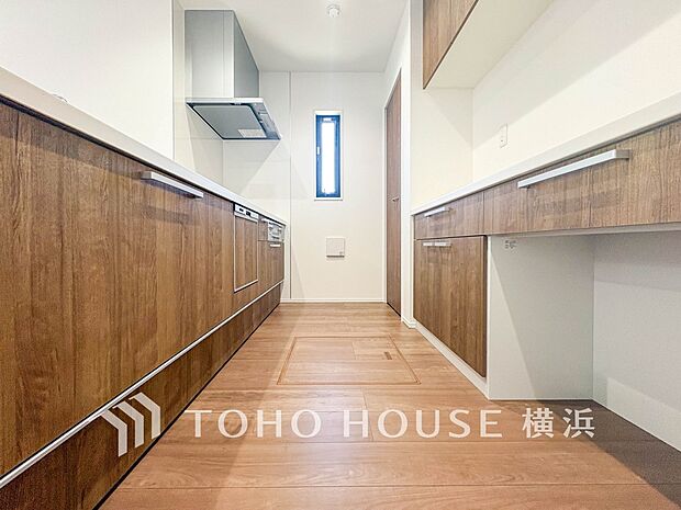 リビングとの一体感も考慮され、美しい空間が実現。