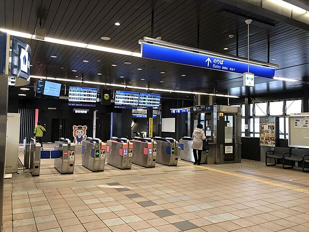 相鉄線「西谷」駅 1120m 都心直通プロジェクトにより、JRとの直通路線が新たに運行を開始。新宿方面へのアクセス利便。