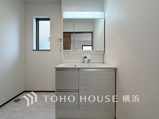 一日の始まりと終わりを心地よく演出してくれる、多彩な機能が備えられたパウダールーム。