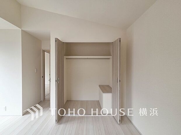 たっぷりとした収納スペース。荷物の多いご家族も安心です。