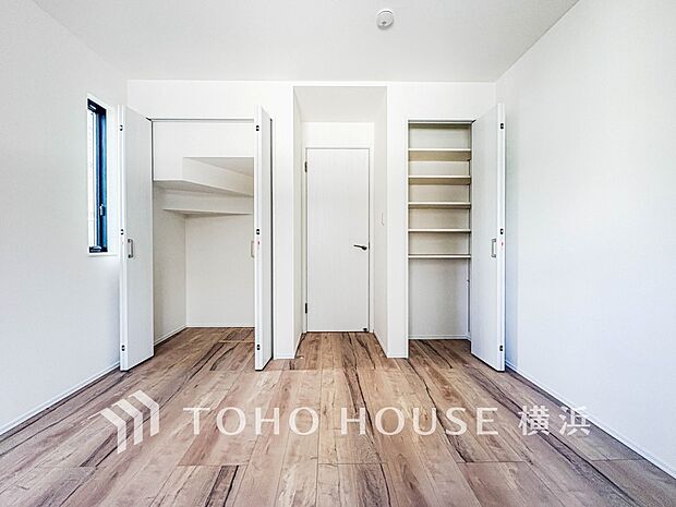 住まいの快適性を左右する収納は欲しい場所に使い勝手のよい収納を確保しています。