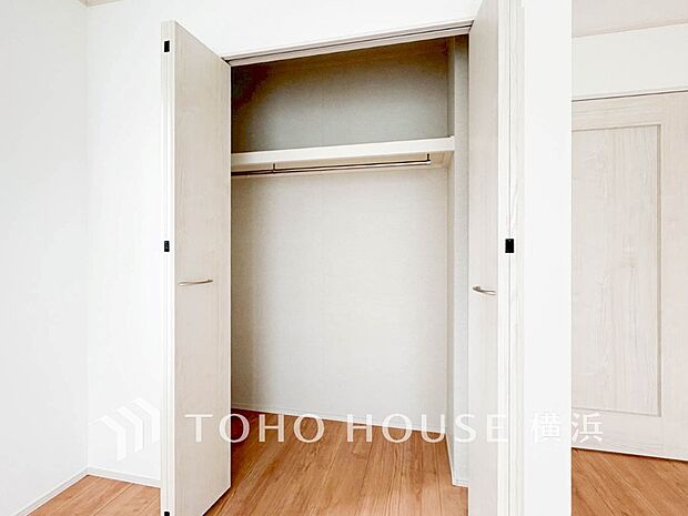 住まいの快適性を左右する収納は欲しい場所に使い勝手のよい収納を確保しています。