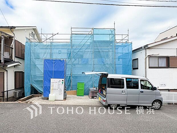 良質な環境に暮らす永住の邸がここに誕生します。(2026年2月撮影)