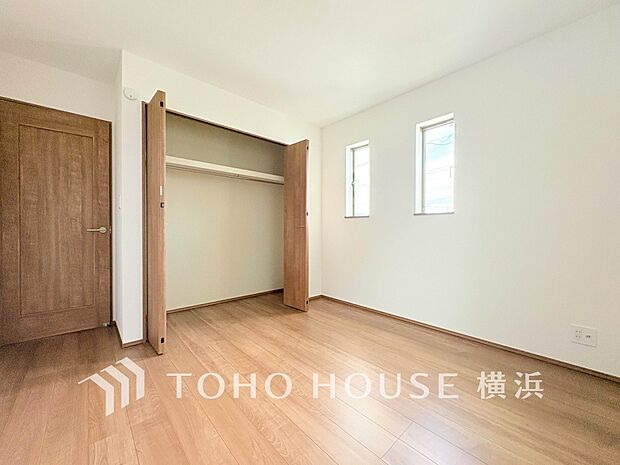 たっぷりとした収納スペース。荷物の多いご家族も安心です。