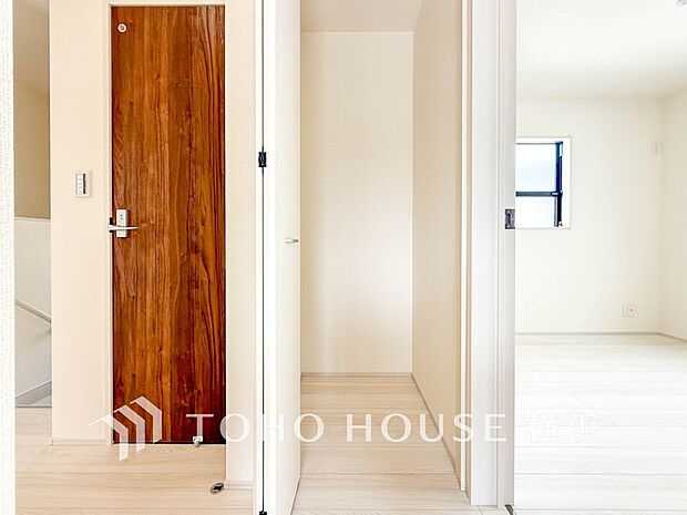 暮らし心地を大きく左右する収納を、適材適所に配置し使い勝手を考慮しました。