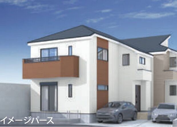 訪れる人の記憶に残るスタイリッシュな邸宅。(パースはイメージのため実際と色柄が異なる場合があります)