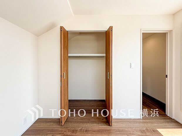 住まいの快適性を左右する収納は欲しい場所に使い勝手のよい収納を確保しています。