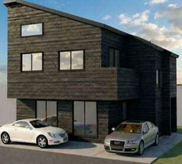 訪れる人の記憶に残るスタイリッシュな邸宅。(パースはイメージのため実際と色柄が異なる場合があります)