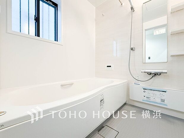 快適な使い心地とゆとりある空間が1日の疲れを解きほぐすバスルーム。