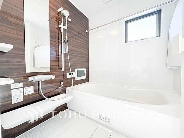 快適な使い心地とゆとりある空間が1日の疲れを解きほぐすバスルーム。